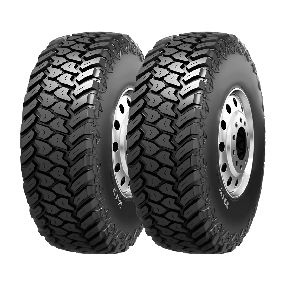 SET 2 NEUMATICOS 33X12.50R20 114Q RXQUEST M/T ROADX 10PR MT TL BLK CHN - 1