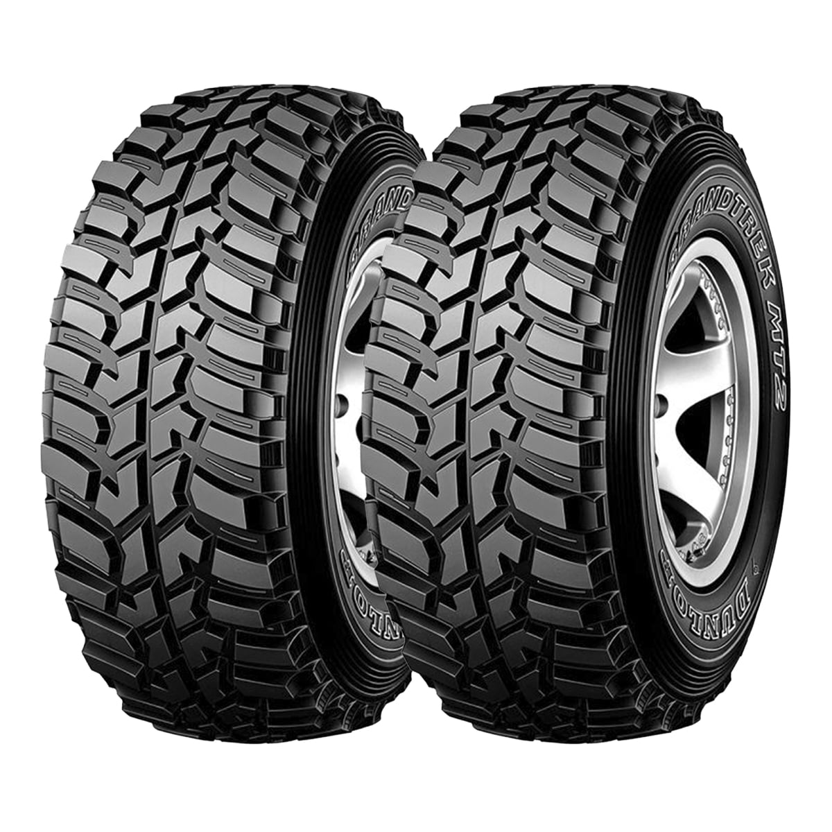 SET 2 NEUMATICOS 225/75R16 115/112Q MT2 DUNLOP 10PR M/T LT TL THA - 1