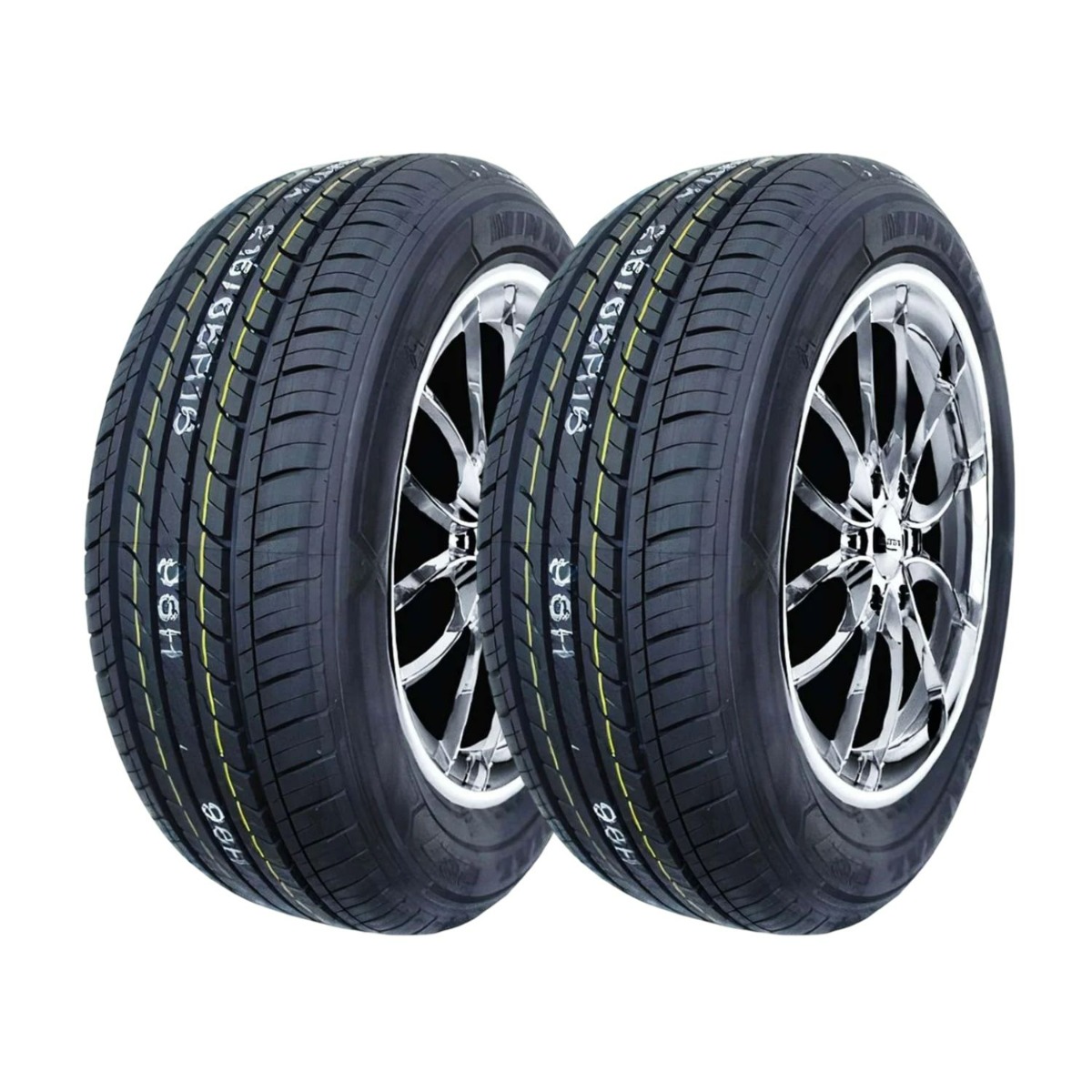 SET 2 NEUMATICOS 205/55R16 91V RADIAL P07 MINNELL PR H/T TL BLK CHN - 1