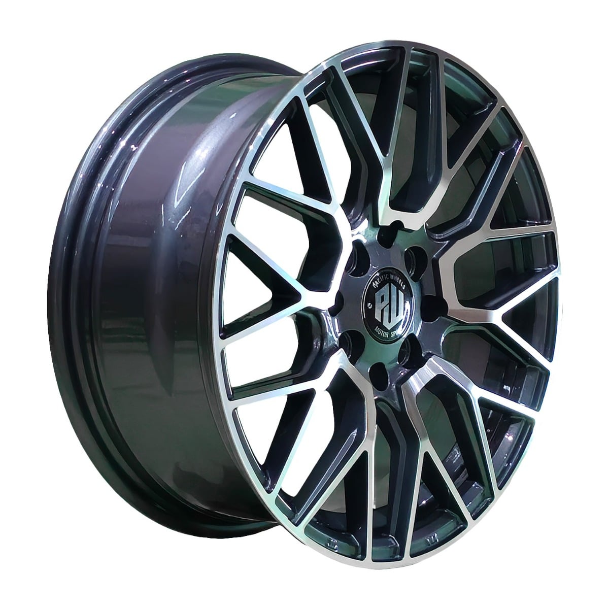 SET 4 LLANTAS 15X6.5 4X100/4X114 ET40 STORM GM - 1