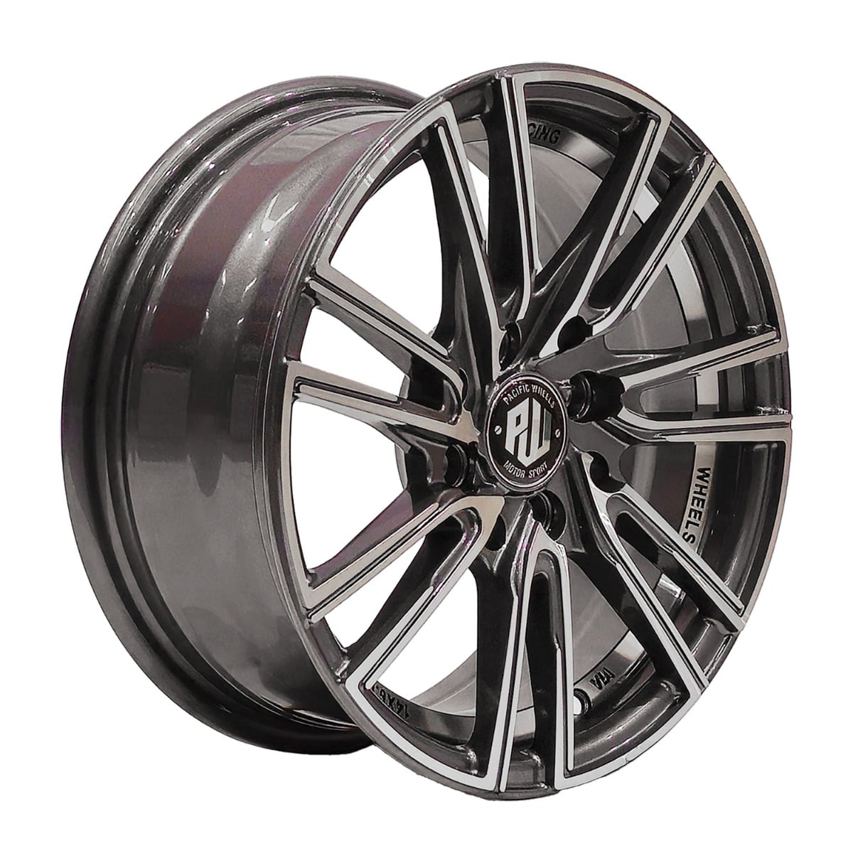 SET 4 LLANTAS 14X6 4X100/4X114 ET35 CHUKYO GM-UC-M - 1