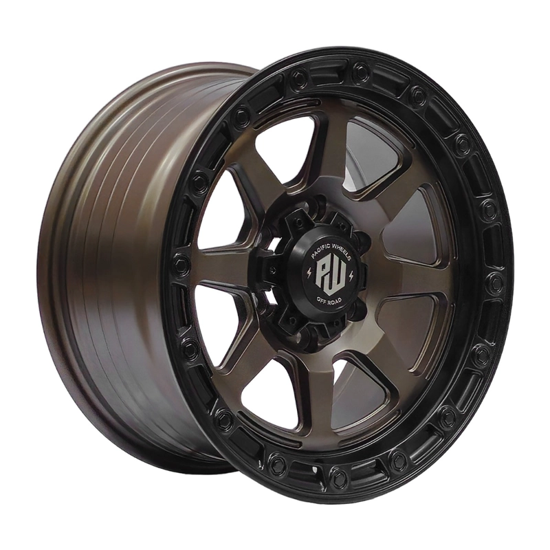 SET 4 LLANTAS 17X8.5 5X130 ET20 FARKAS MBRNZ-LMB - 1