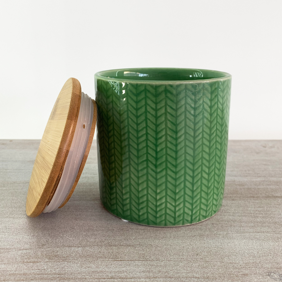 FRASCO VERDE ZIG-ZAG - 1