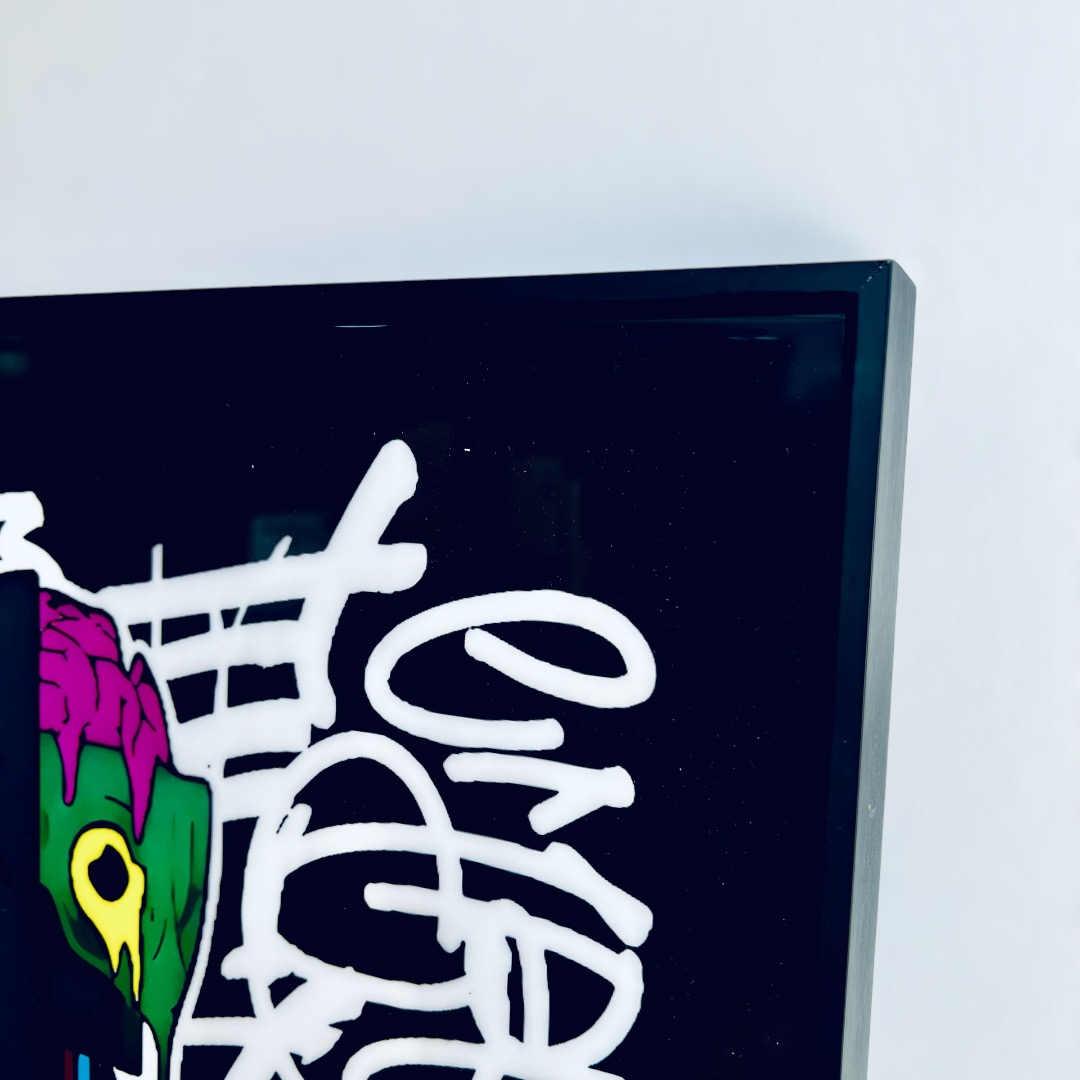 CUADRO MURAL VIDRIO BEARBRICK MODERNO - 5