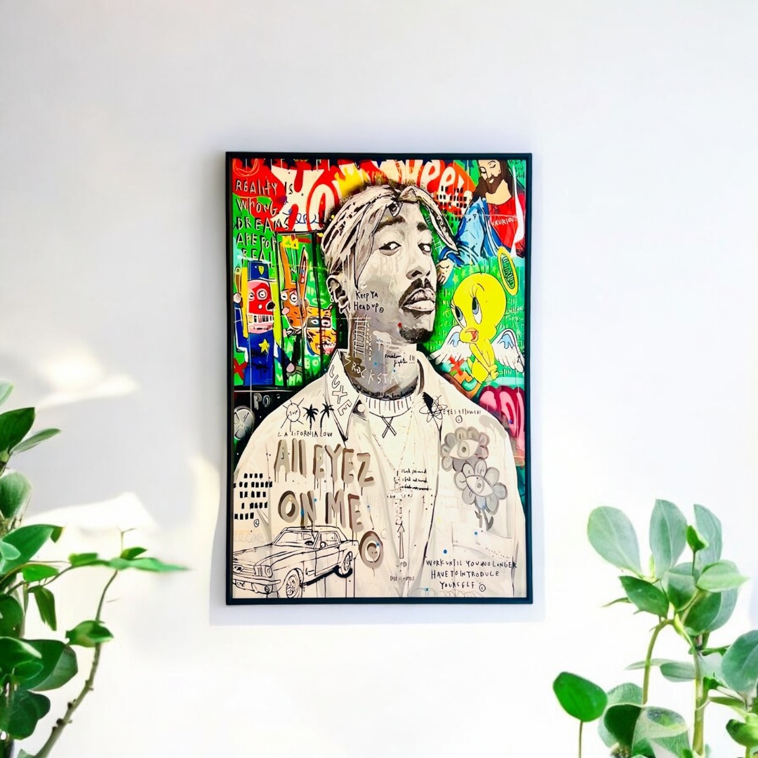CUADRO MURAL VIDRIO TUPAC - 3