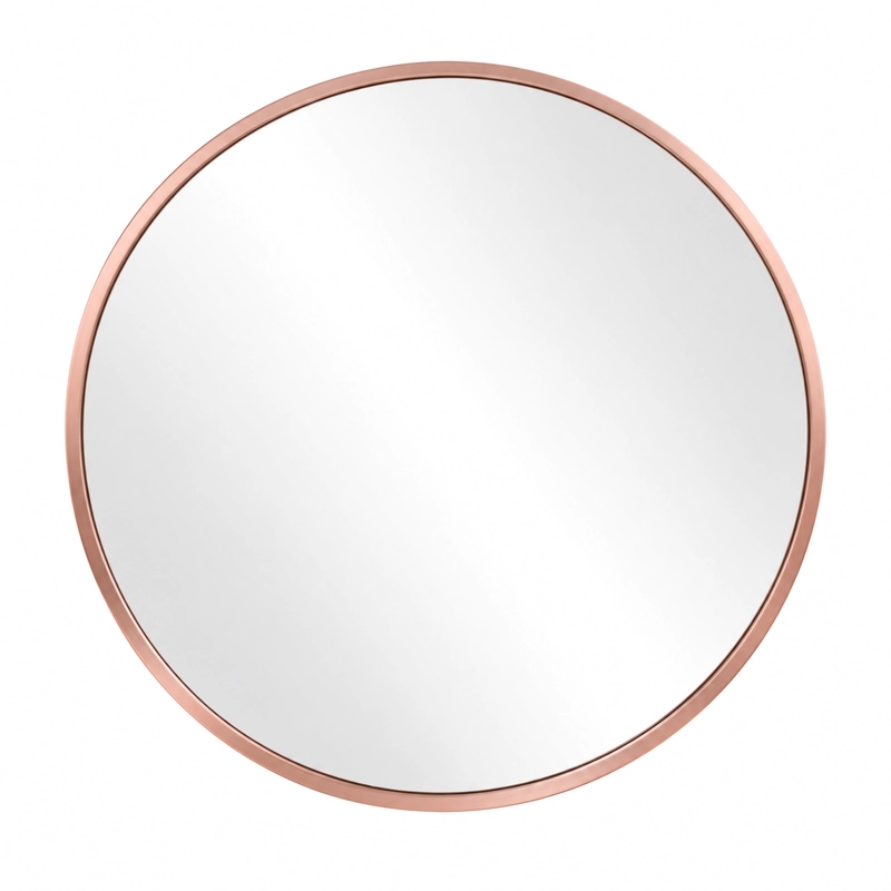 ESPEJO MURAL REDONDO ROSE GOLD 80X80 - 2