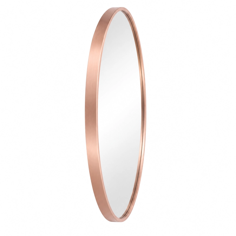 ESPEJO MURAL REDONDO ROSE GOLD 80X80 - 3