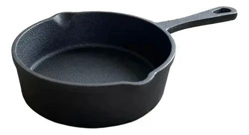 SARTE N HIERRO FUNDIDO NORPLAT 14CM COCINA ASADO BBQ SIN PFOA - 4
