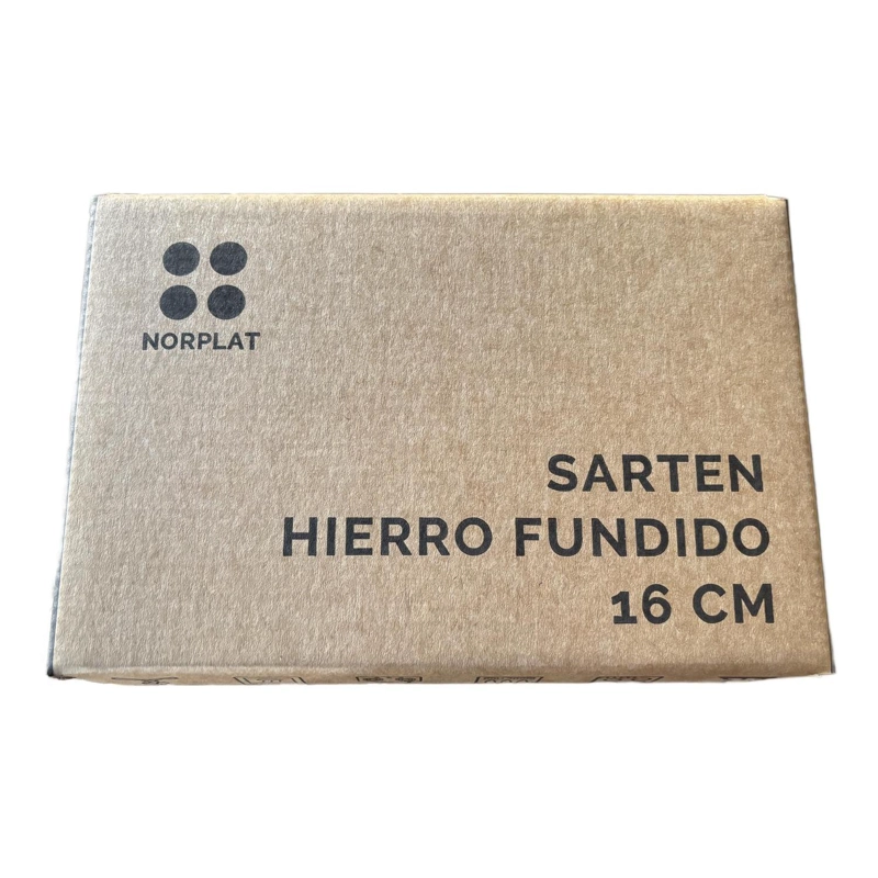 SARTEN REDONDO HIERRO FUNDIDO 16CM PROVOLETA COCINA NORPLAT - 11
