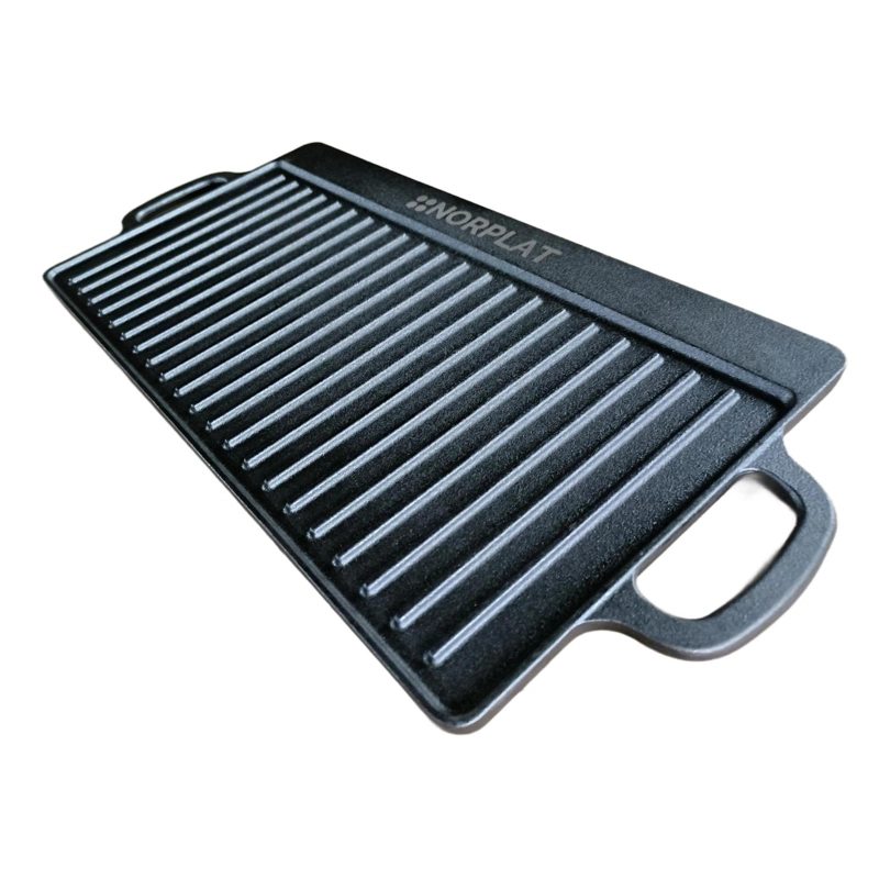 PLANCHA BIFERA NORPLAT REVERSIBLE HIERRO FUNDIDO 50X23CM XL - 5