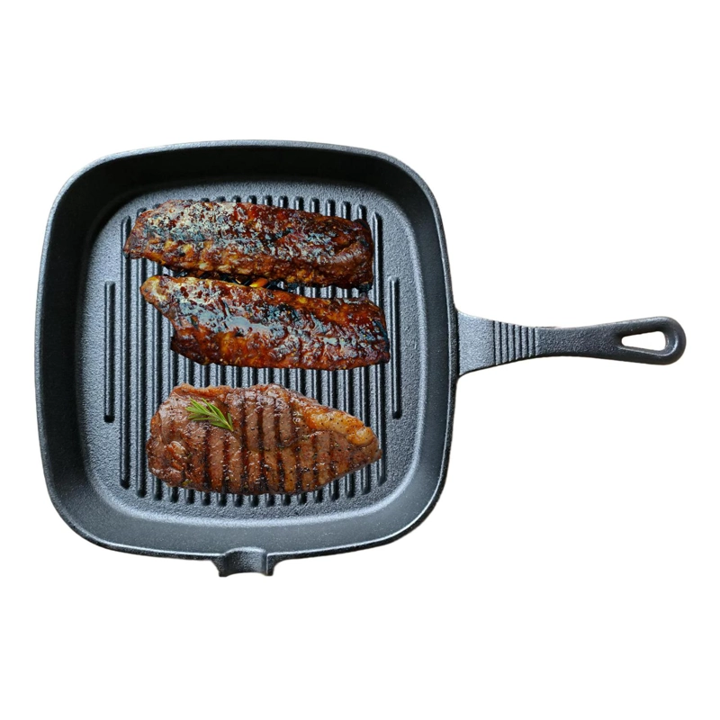SARTE N BIFERA CHURRASQUERA GRILL HIERRO FUNDIDO 24CM NORPLAT - 5