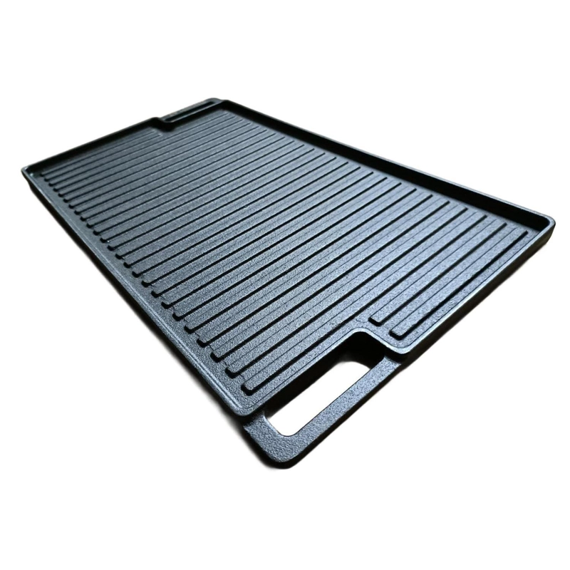 PLANCHA CHURRASQUERA HIERRO FUNDIDO REVERSIBLE - NORPLAT - 6