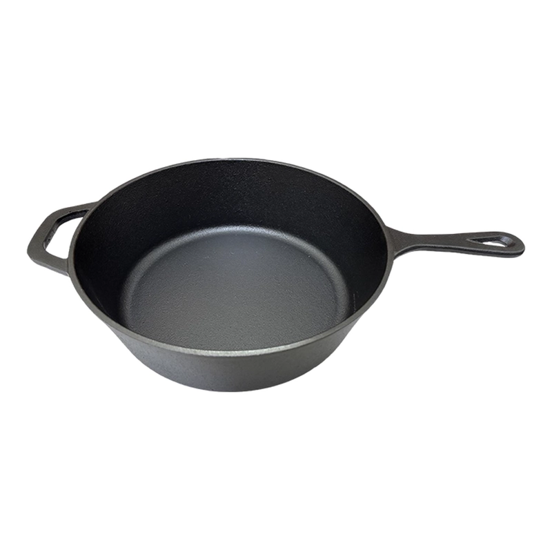 DUTCH OVEN Ø26CM 2 SARTENES HIERRO FUNDIDO + 2 GRIP - CUKIN - 10