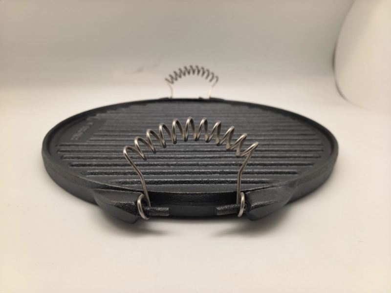 PLANCHA CHURRASQUERA REVERSIBLE HIERRO FUNDIDO 32CM NORPLAT - 6