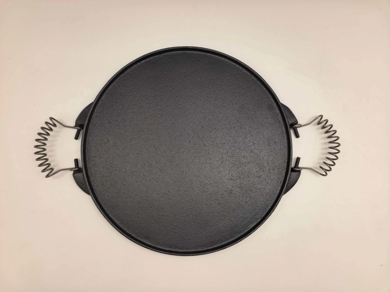 PLANCHA CHURRASQUERA REVERSIBLE HIERRO FUNDIDO 32CM NORPLAT - 9