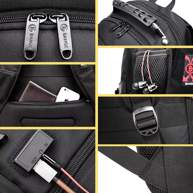 Mochila de Viaje Gran Capacidad 40L Bange - 9