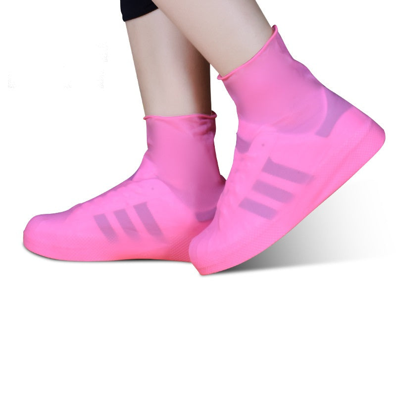 COBERTOR DE ZAPATOS IMPERMEABLE ROSADO TALLA S - 1