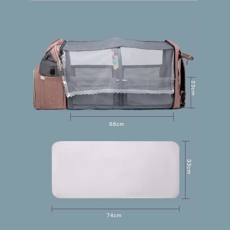MOCHILA MATERNAL MULTIFUNCIONAL PLEGABLE - 5