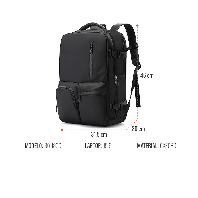 MOCHILA VIAJERO IMPERMEABLE 28L BANGE BG-1800 - 2