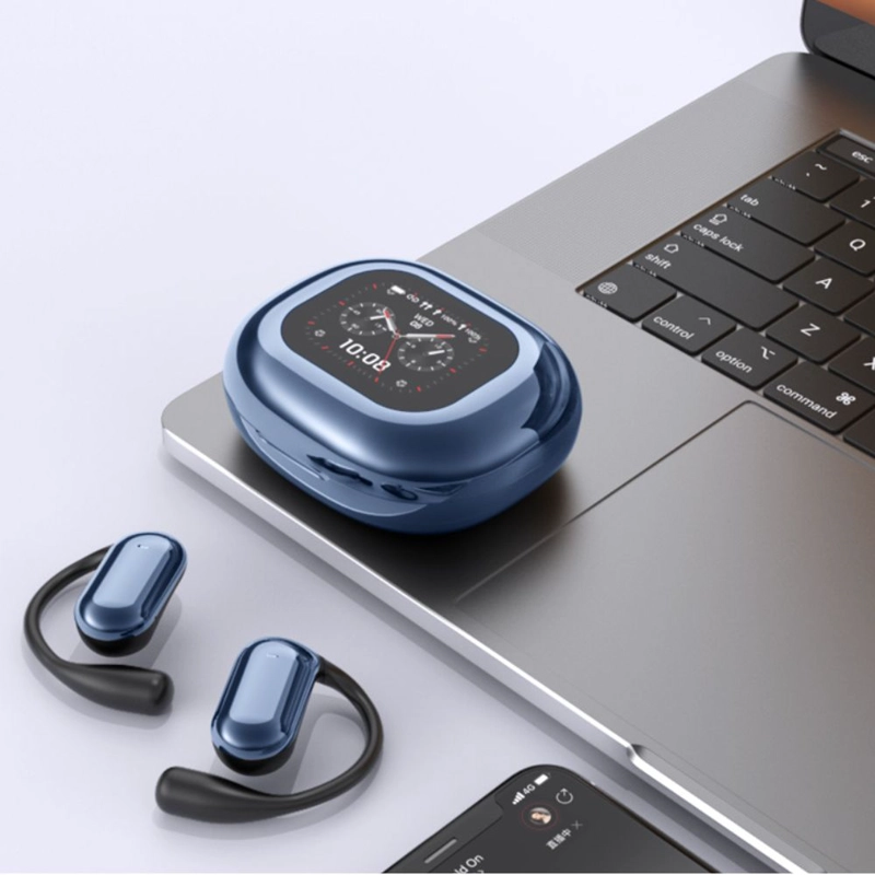 AUDIFONOS Q16S PRO BLUETOOTH CON PANTALLA LED Y AI - 6
