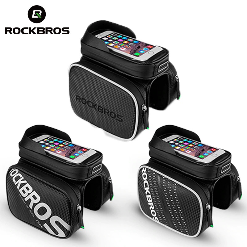 BOLSO PARA BICICLETA CON SOPORTE PARA TELÉFONO ROCKBROS 009-4 - 4