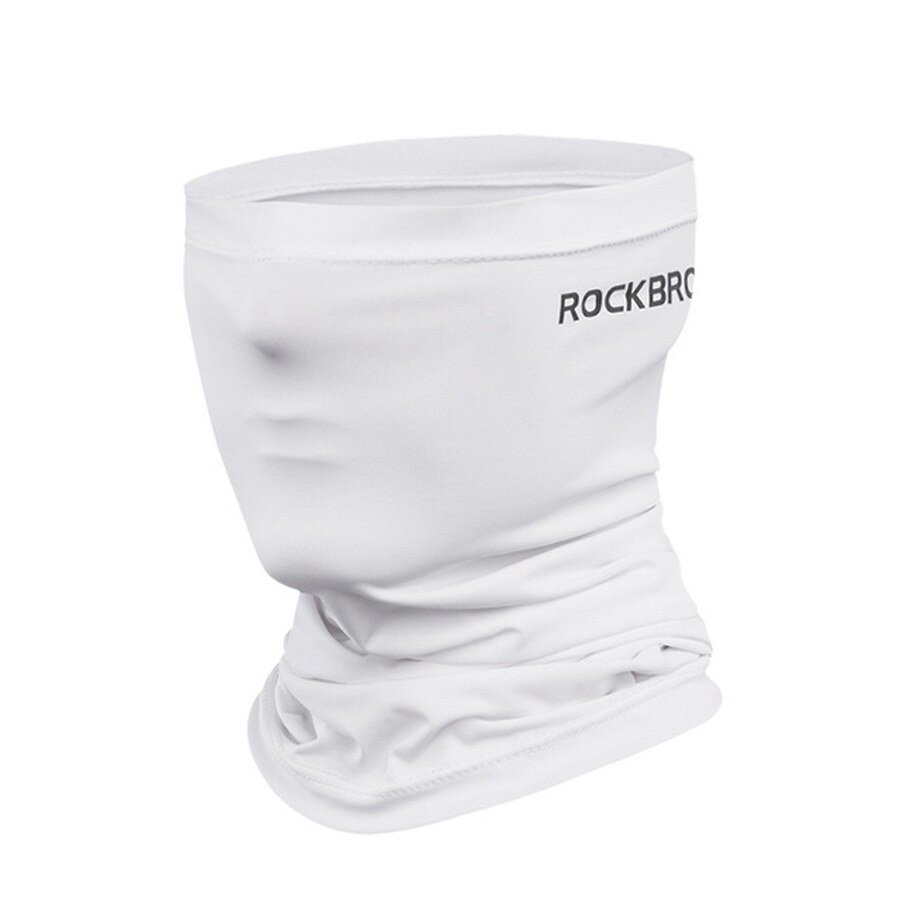 CUELLO, MASCARA, BANDANA ELÁSTICA CICLISMO, DEPORTES ROCKBROS WB-001 - BLANCO - 1