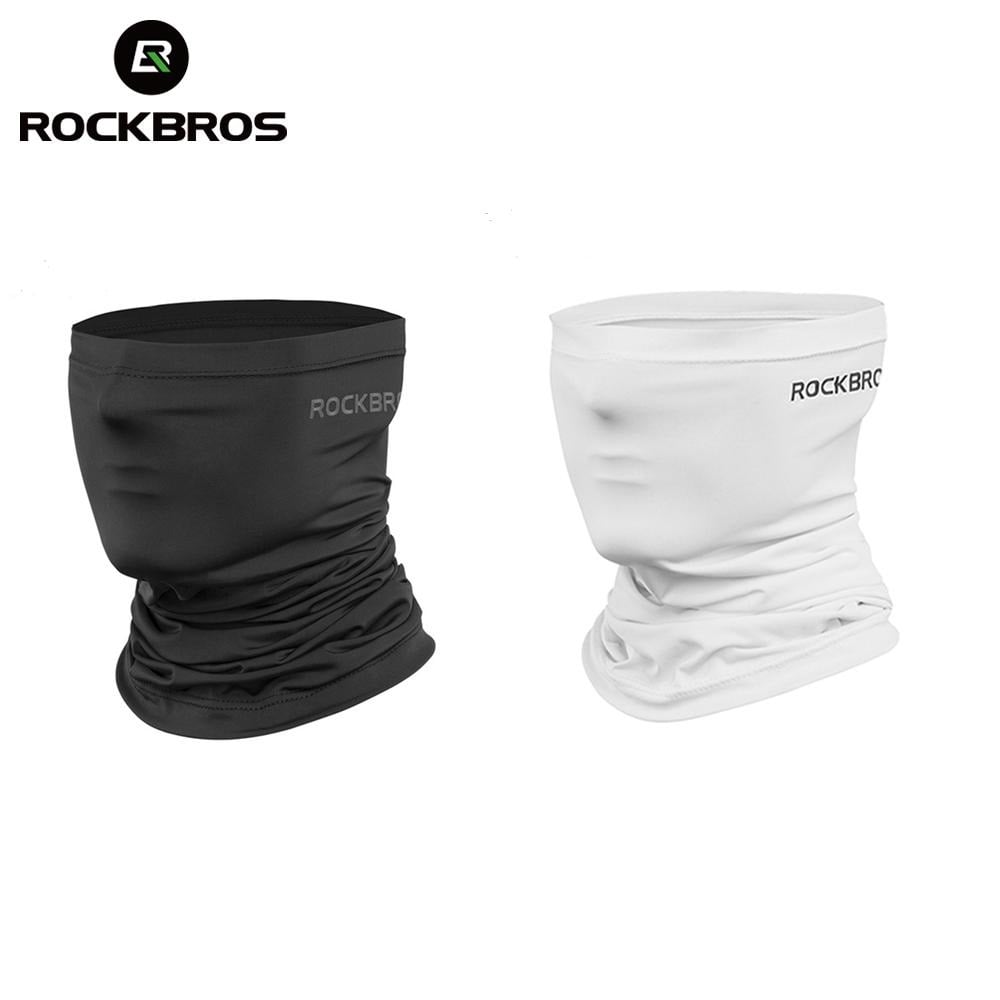 CUELLO, MASCARA, BANDANA ELÁSTICA CICLISMO, DEPORTES ROCKBROS WB-001 - BLANCO - 2