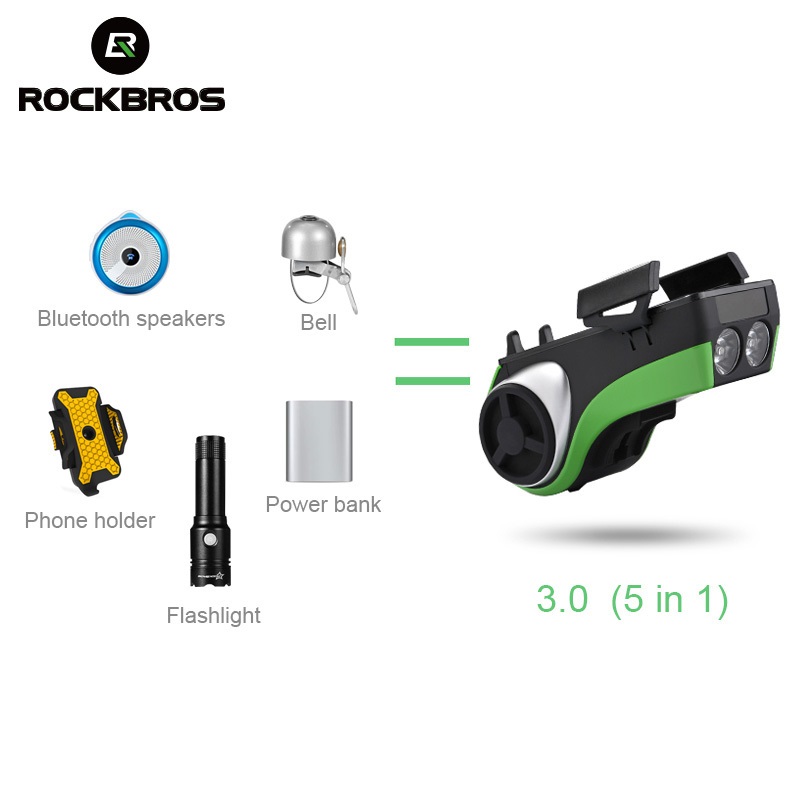 SOPORTE MULTIFUNCIONAL 5 EN 1 PARA BICICLETA ROCKBROS ZX006 - 8