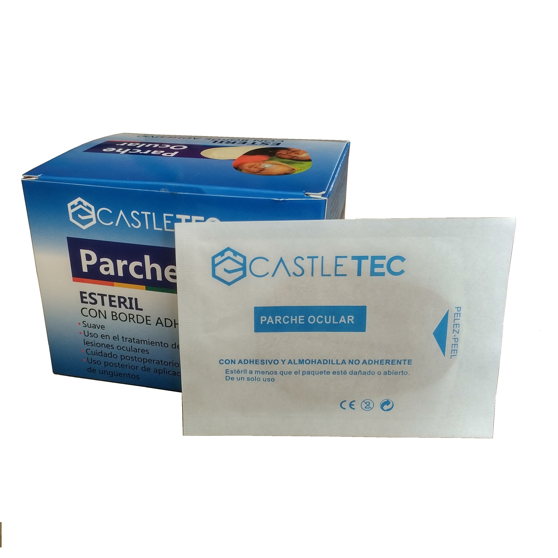 PARCHE OCULAR 50 UNIDADES COLOR PIEL - 1