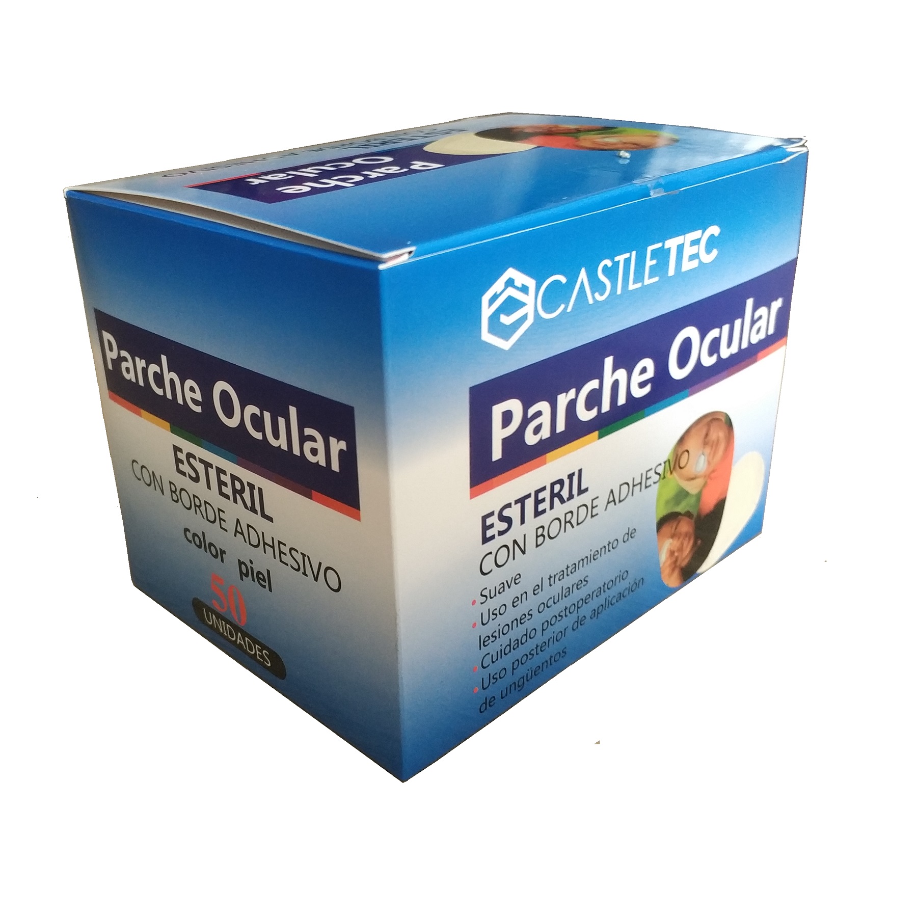 PARCHE OCULAR 50 UNIDADES COLOR PIEL - 2