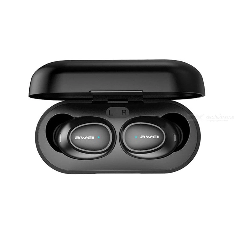 AUDÍFONOS AWEI TRUE WIRELESS T16 BLUETOOTH CAJA CARGA - 2