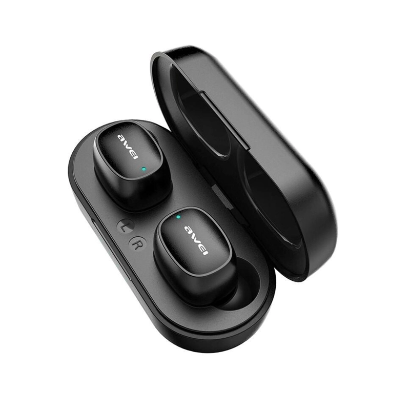 AUDÍFONOS AWEI TRUE WIRELESS T16 BLUETOOTH CAJA CARGA - 3