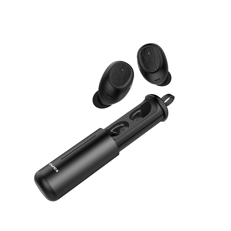 AUDÍFONOS AWEI TRUE WIRELESS T55 BLUETOOTH CAJA CARGA - 2