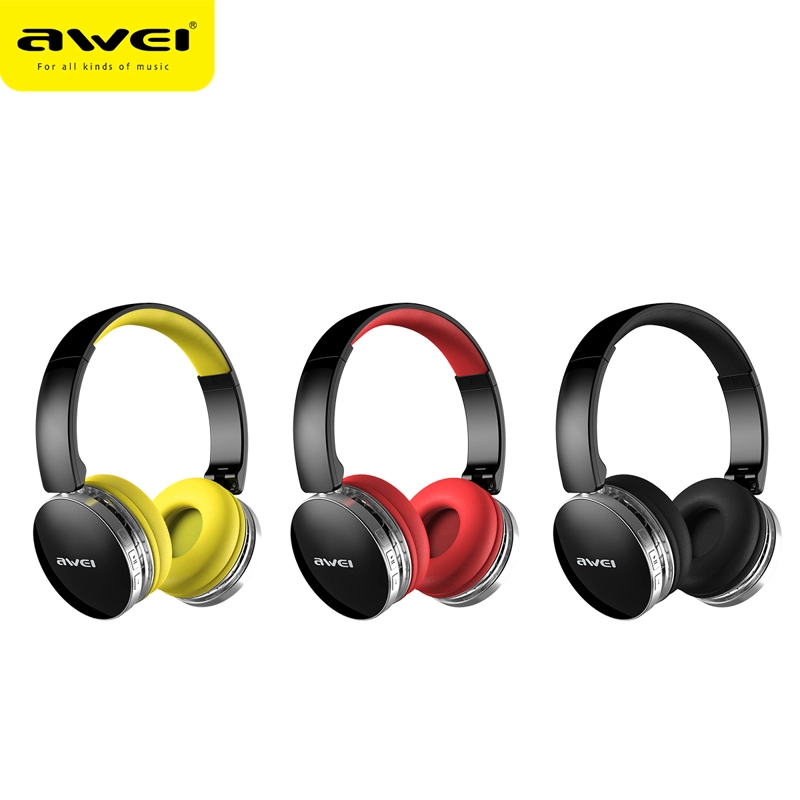 AUDÍFONOS AWEI PLEGABLE A500BL BLUETOOTH - 4