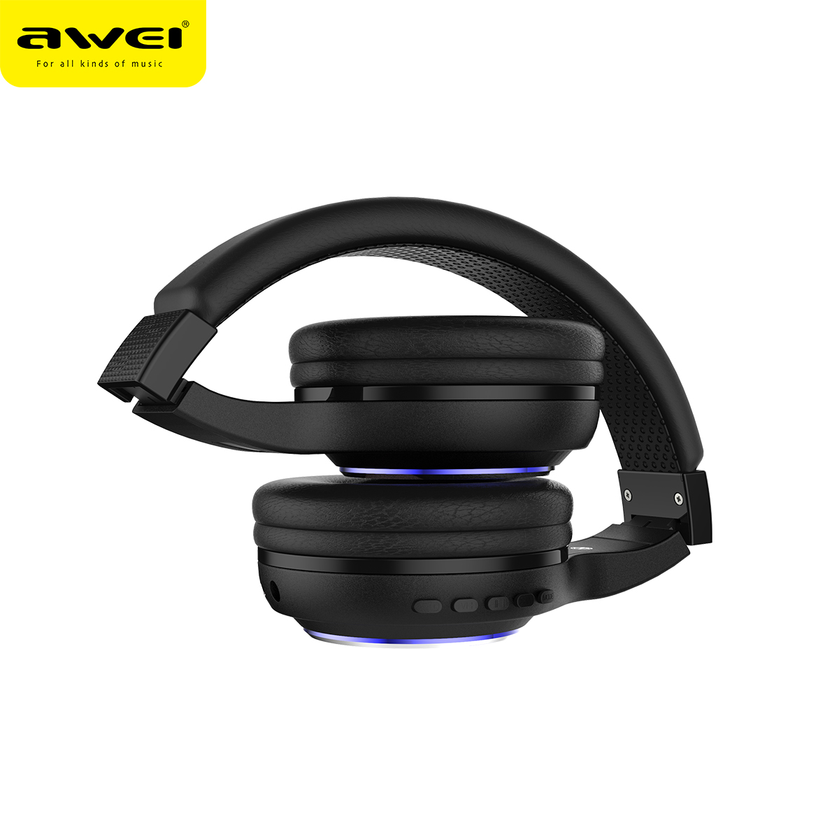 AUDÍFONOS AWEI PLEGABLE A600BL RANURA SD BLUETOOTH - 4