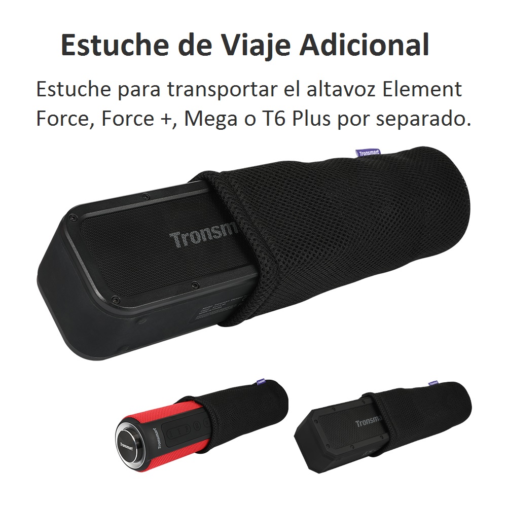 ESTUCHE TRANSPORTE PARLANTES TRONSMART FORCE / MEGA / T6 - 4