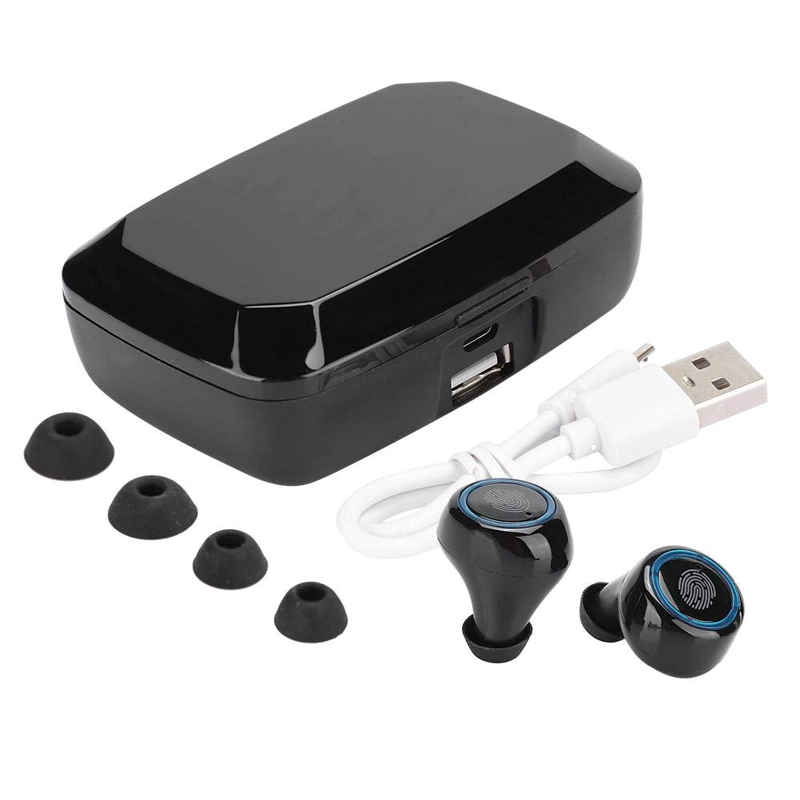 AUDÍFONOS CASTLETEC TRUE WIRELESS M11 3200 MAH BLUETOOTH NEGRO - 4