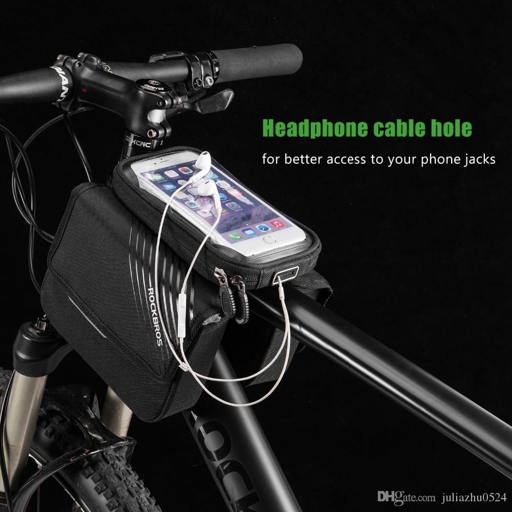 BOLSO PARA BICICLETA CON SOPORTE PARA TELÉFONO ROCKBROS 030-060BK - 2