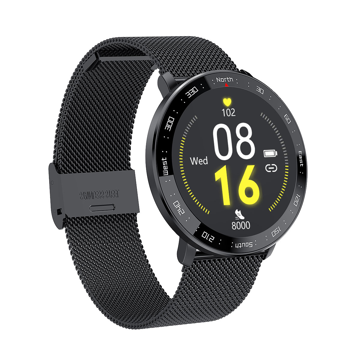 SMARTWATCH ZL03 BLUETOOTH FULL TOUCH PANTALLA REDONDA REAL METAL - 1