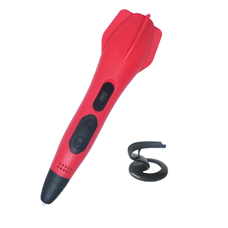 LAPIZ IMPRESORA 3D MISIL SMAFFOX SMA-2 + 54MTS - ROJO - 3
