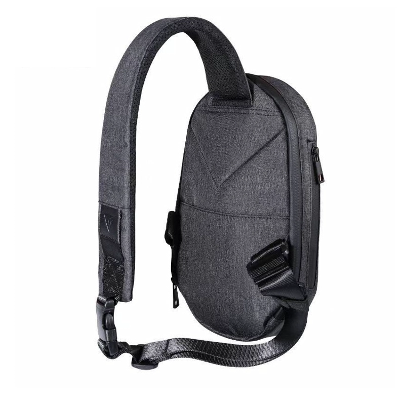 BOLSO DE HOMBRO MOTOWOLF 0704 IMPERMEABLE - NEGRO - 3