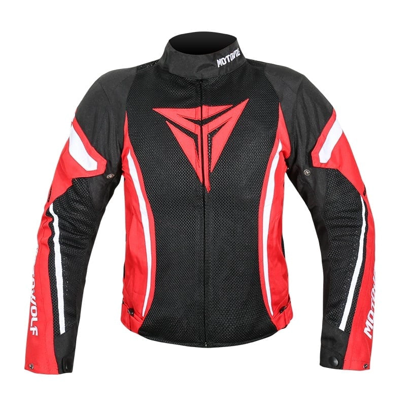 CHAQUETA MOTOWOLF PARA MOTOCICLISMO OXFORD 600D 0505 ROJA - 2