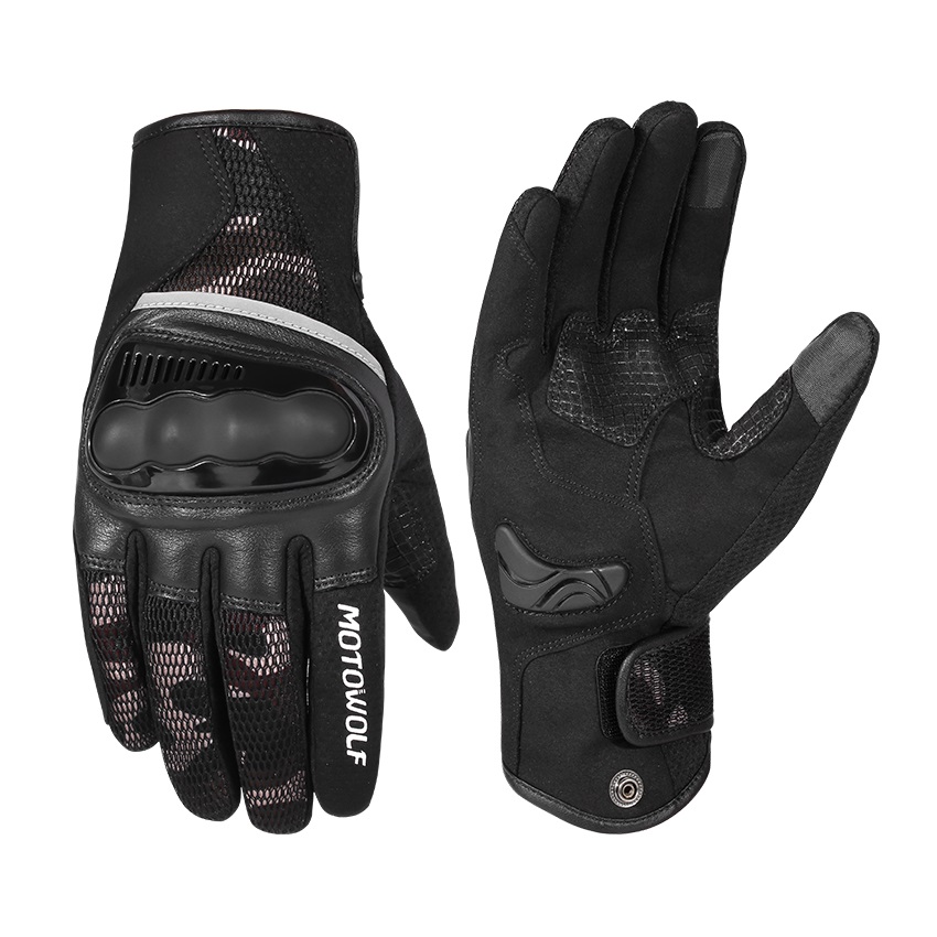 GUANTES PARA MOTOCICLISMO MOTOWOLF CAMUFLAJE 0310 - 4