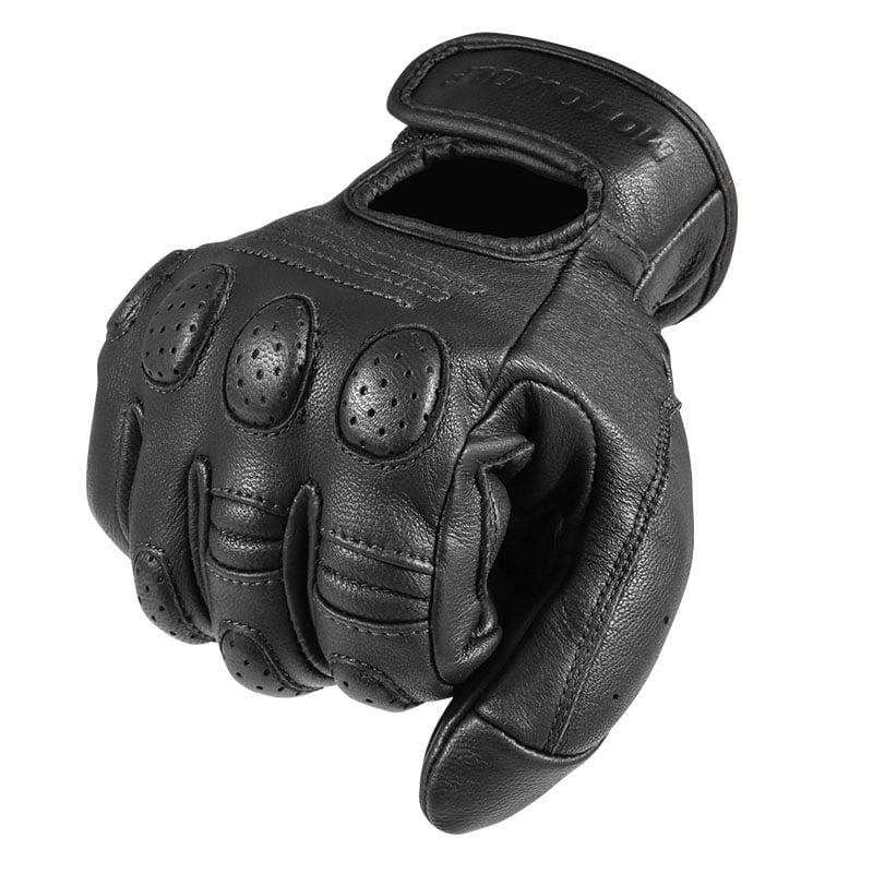 GUANTES DE CUERO MOTOWOLF PARA MOTOCICLISMO VINTAGE 0311 - 3