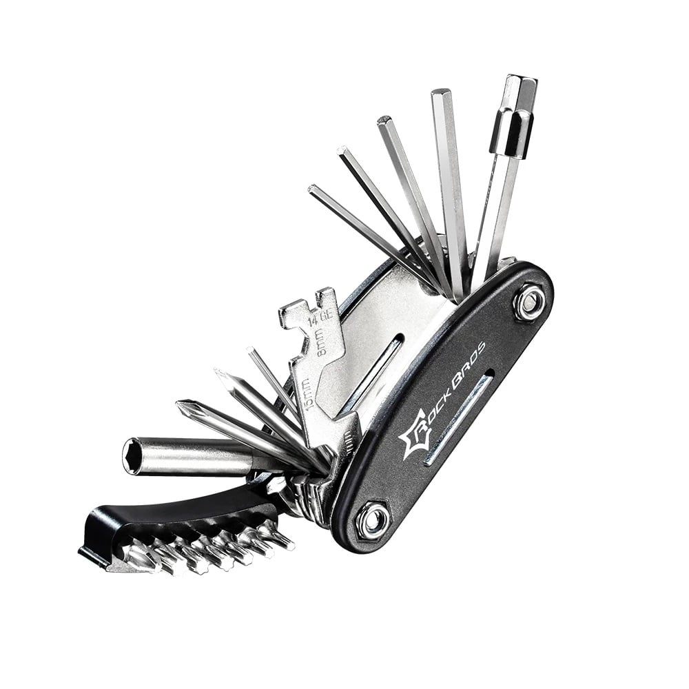 KIT ROCKBROS HERRAMIENTAS MULTIFUNCIONAL 16 EN 1 GJ1601 ACERO GALVANIZADO - 1