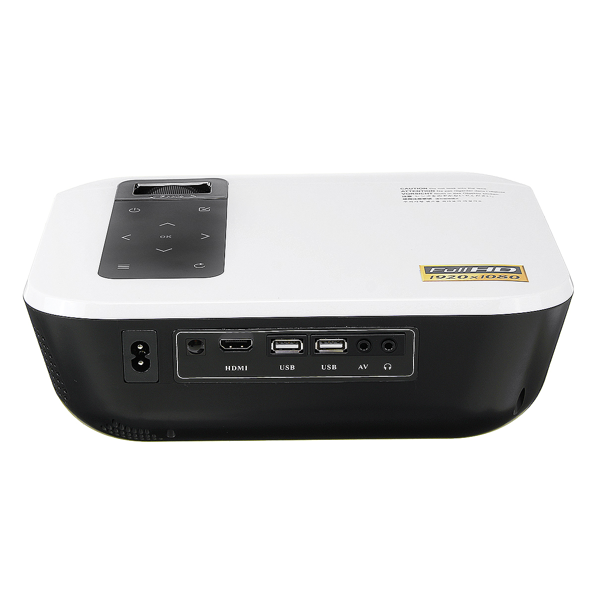 PROYECTOR CASTLETEC LED T8 ANDROID WIFI FULL HD 1080P 4500 LUX MIRACAST - 4