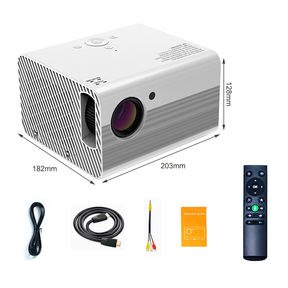 PROYECTOR CASTLETEC LED MULTIMEDIA T10 FULL HD 1080P 200 ANSI - 4