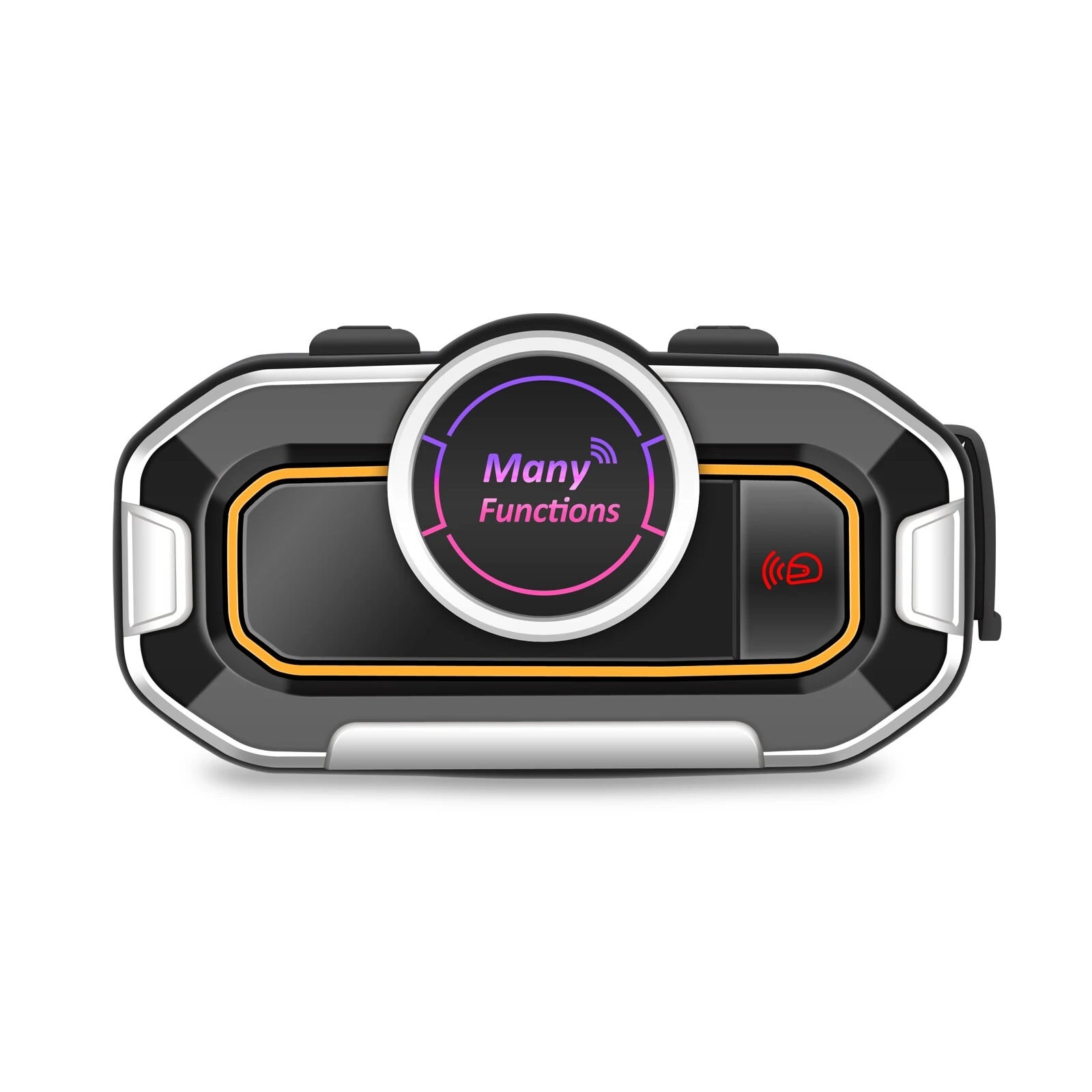 INTERCOMUNICADOR Y MANOS LIBRES BLUETOOTH V9 PRO 500M RADIO FM - 3