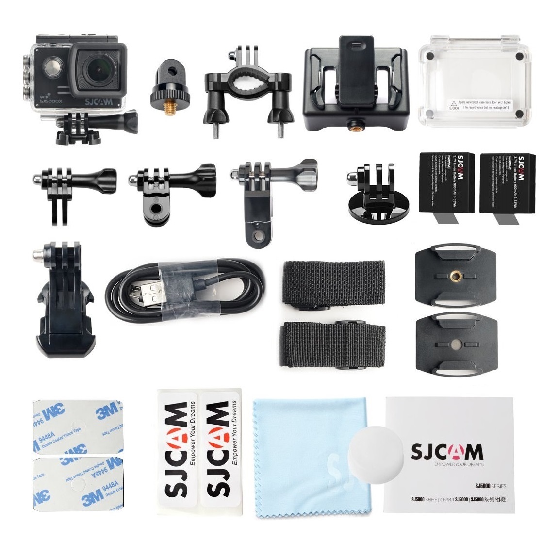 CÁMARA DEPORTIVA SJCAM SJ5000X 4K WIFI GYRO ESTABILIZADOR 2 BATERIAS - 8