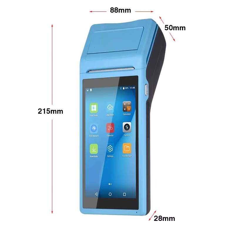 TERMINAL POS ANDROID WIFI BLUETOOTH IMPRESORA TERMINA PDA58 - 3